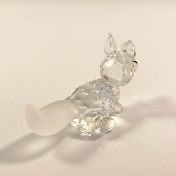 Swarovski Crystal Woodland Friends, Small Running / Prowling Fox Figurine, Box - Picture 5 of 5